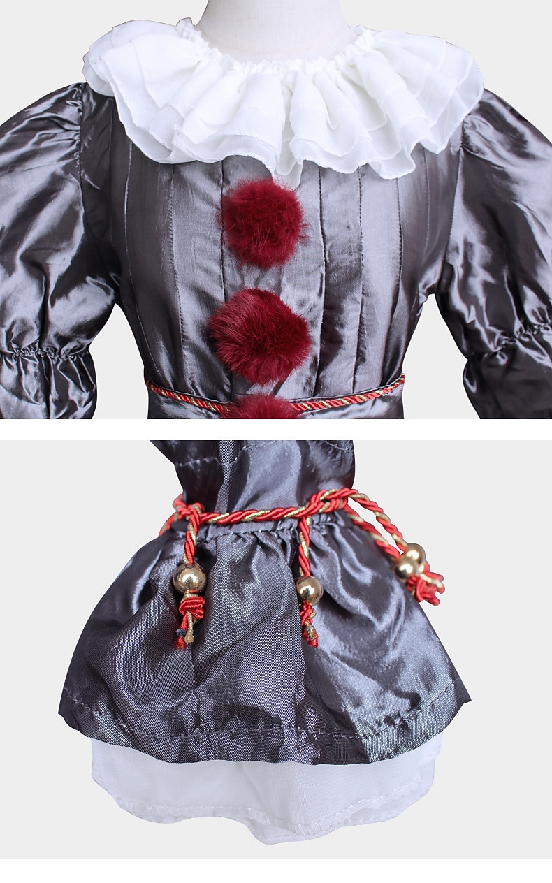 Couples Pennywise It Clown Killer Clown Cosplay Costume Outfits Costume Scary Costume Horror Movie Character Adults' Men's Women's Couple's Easy Carnival Costumes 2025 - $59.99 –P7