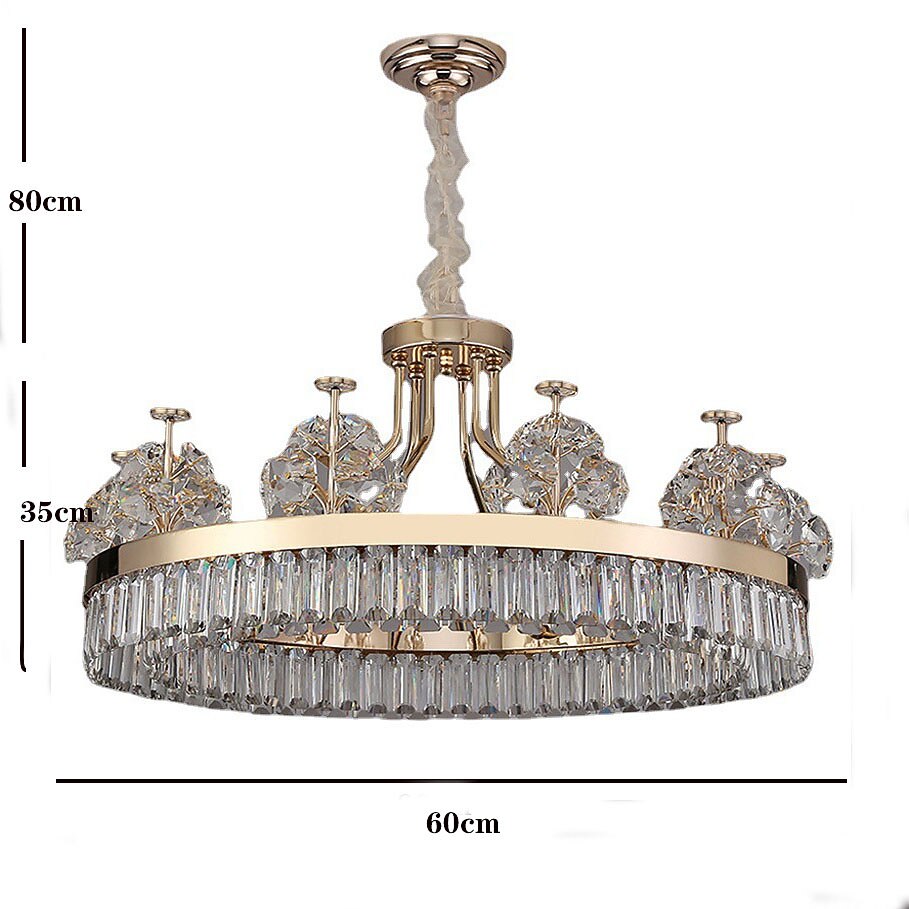 lampada a sospensione a led 60 cm lanterna design lampadario in acciaio inox elettrolitico moderno 220-240v del 2025 a $1540.09 –P2