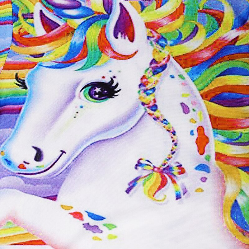 Fille 3D Graphic Animal à imprimé arc-en-ciel T-shirt Tee-shirts Manche Courte 3D effet Eté Actif Le style mignon Enfants 2-13 ans Ecole de 2025 ? $11.99 -P3