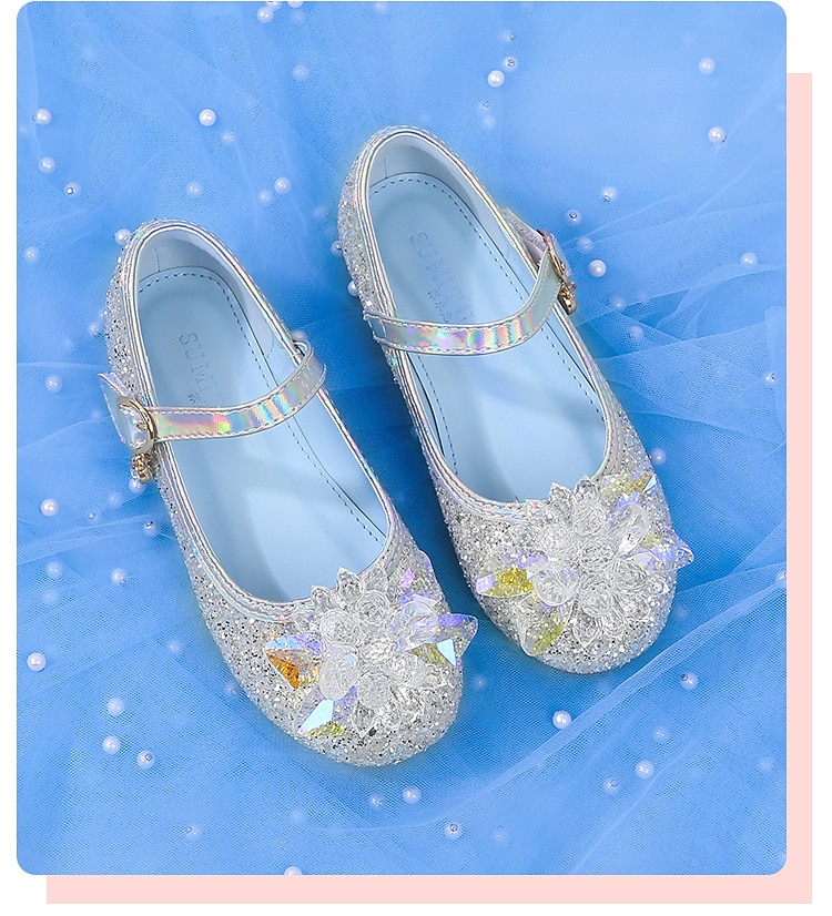 Mädchen Flache Schuhe Flach, Ballerina Schuhe für das Blumenmädchen Prinzessin Schuhe Leder PU Tragbar Gehen Hochzeit Abendschuhe Kleine Kinder (4-7 Jahre) Große Kinder (ab 7 Jahren) Alltag Party 2025 - $42.99 –P4