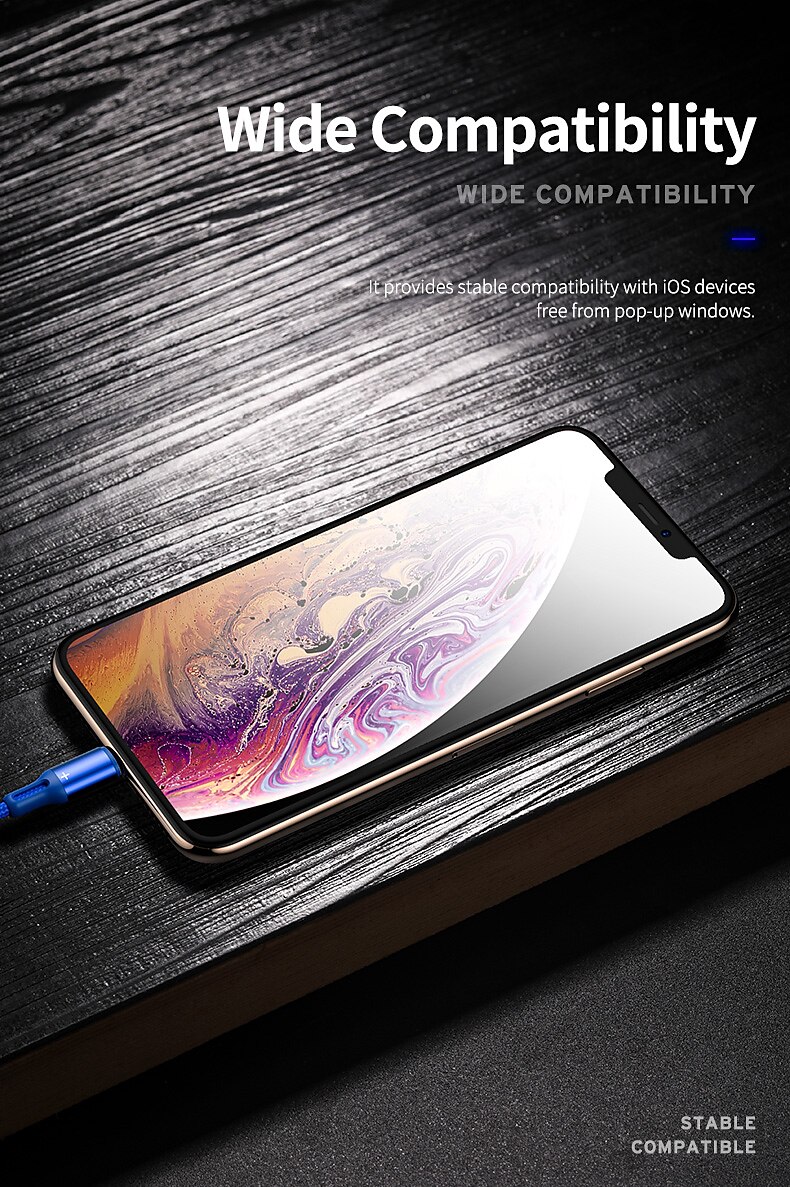 iPhone Charger 3.3ft 6.6ft ROCK Lightning Cable iPhone Charging Cord 2.4A Fast Charging Nylon Braided USB Cable Compatible with iPhone 14 Pro Max 13 Pro 12 11 XS Max 8 Plus 7 2025 - $12.99 –P9