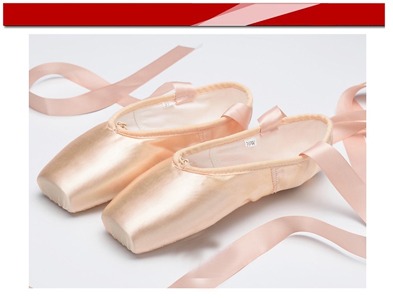 Absorb Departure for Specially Pentru femei Pantofi de Balet Pantofi Pointe Panglici Toc Drept Tonul  pielii (nud) Dantelat / Satin / Fete 8772222 2022 – €42.23