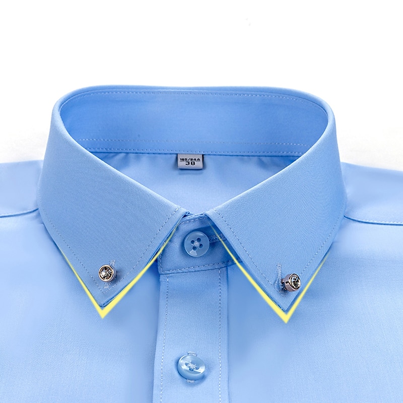Per uomo Camicie Camicia abbottonata Resistente alle rughe Camicia con colletto Stampe astratte Matrimonio Ufficio Nero Bianco Rosa Blu marino Manica corta Squadrata Per tutte le stagioni del 2025 a $31.99 –P12