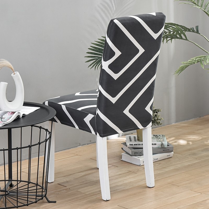Housse de chaise de cuisine extensible housse de siège de chaise élastique pour salle à manger fête d'hôtel douce durable lavable de 2025 ? $13.49 –P7
