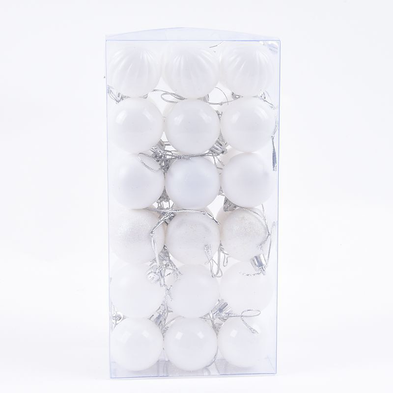 36pcs Christmas Baubles Ball Ornaments Xmas Decoration, 4cm Small Hanging Balls for Christmas Tree, Holiday, Party and Gift 2025 - $9.99 –P17