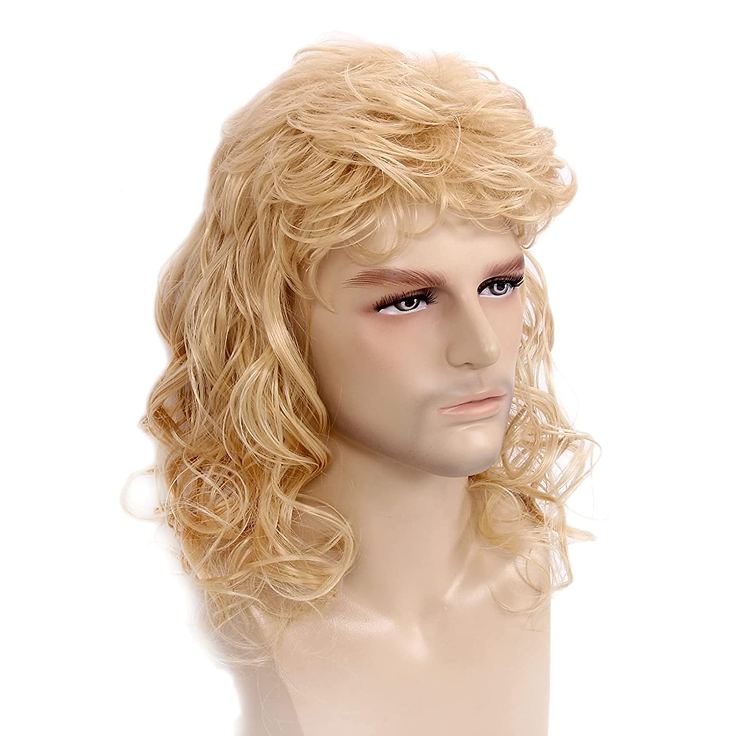 Lustige Männer Perücke 70er 80er Perücke Rock Perücke 70er 80er Disco Mullet Perücken für Männer Hippie Lange Wellen 60er Männer Perücke für Party Faschingskostüm Nur Perücke Halloween Perücken 2025 - $23.99 –P8