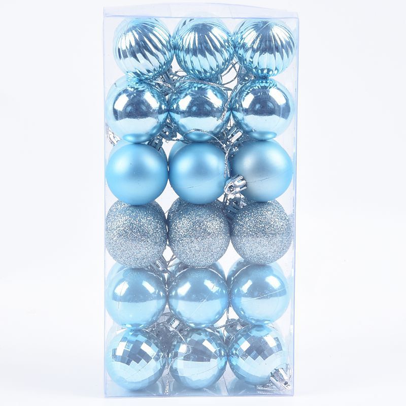 36pcs Christmas Baubles Ball Ornaments Xmas Decoration, 4cm Small Hanging Balls for Christmas Tree, Holiday, Party and Gift 2025 - $9.99 –P8