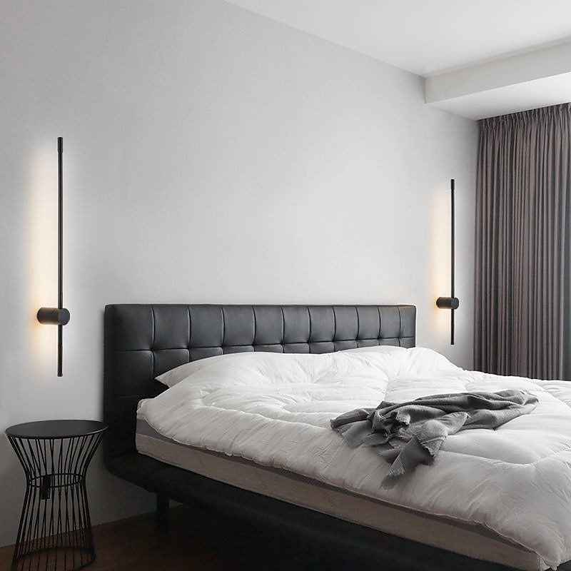 lightinthebox appliques murales LED simples appliques murales linéaires nordiques modernes appliques murales encastrées rotatives lumières de couloir LED dimmable salon chambre applique murale de 2025 ? $198.99 –P3