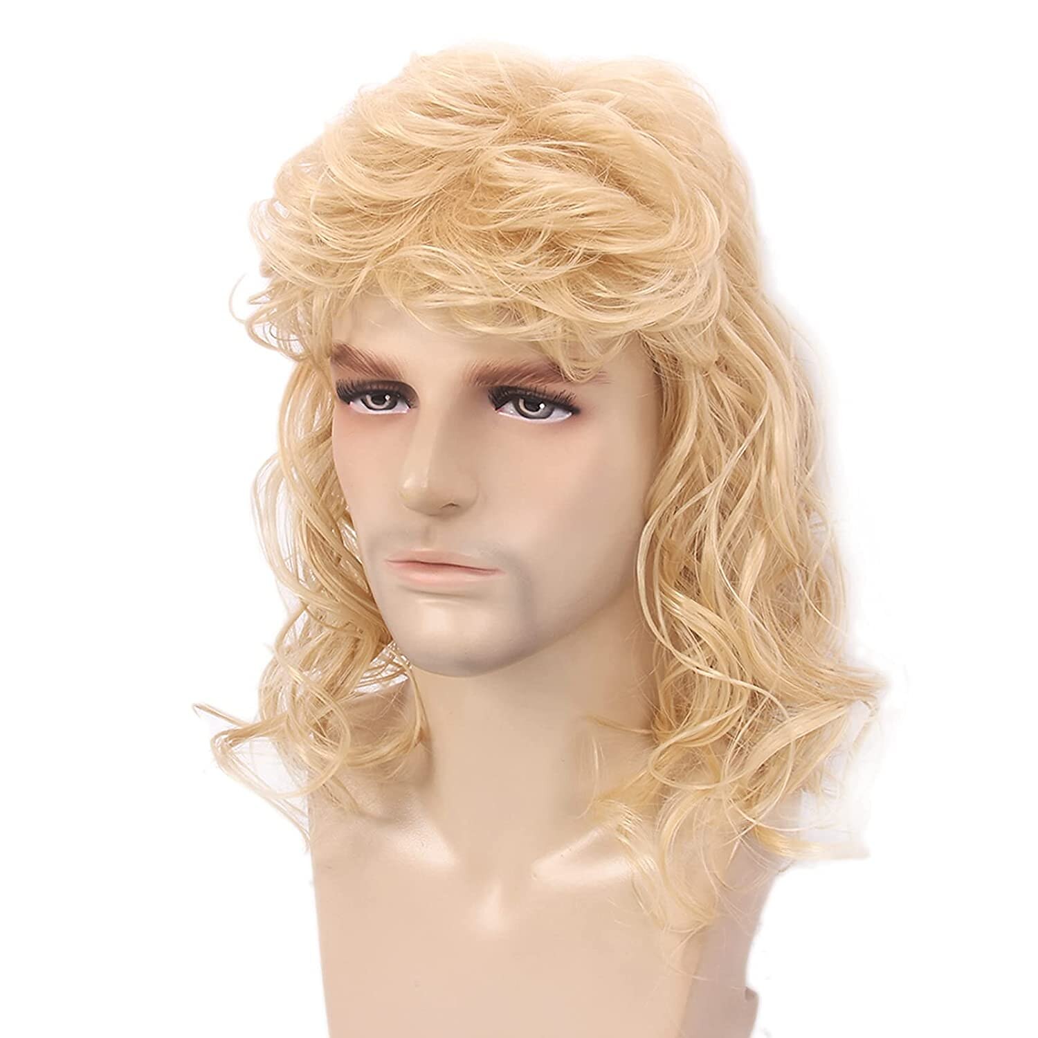 Lustige Männer Perücke 70er 80er Perücke Rock Perücke 70er 80er Disco Mullet Perücken für Männer Hippie Lange Wellen 60er Männer Perücke für Party Faschingskostüm Nur Perücke Halloween Perücken 2025 - $23.99 –P9