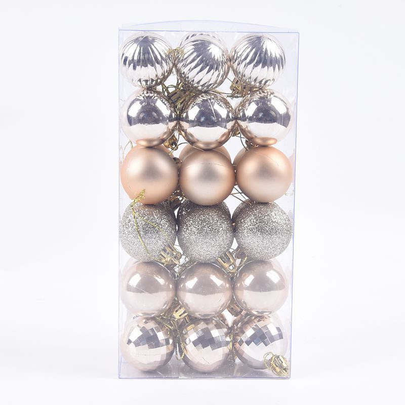 36pcs Christmas Baubles Ball Ornaments Xmas Decoration, 4cm Small Hanging Balls for Christmas Tree, Holiday, Party and Gift 2025 - $9.99 –P10