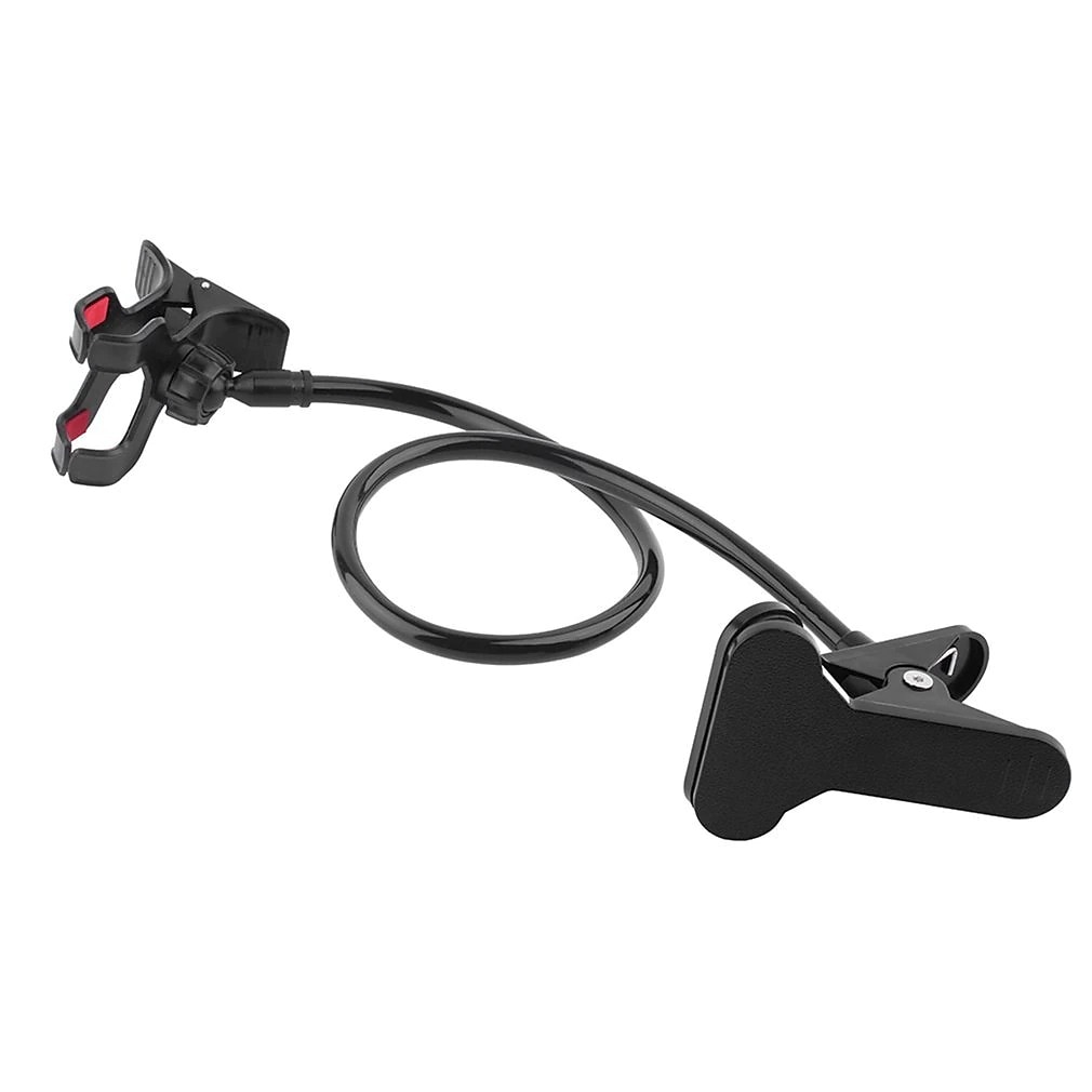 Support de téléphone col de cygne Souple Pince de serrage Support paresseux Support de téléphone pour Intérieur Bureau Chevet Compatible avec Samsung Galaxy iPhone Téléphones portables de moins de de 2025 ? $11.99 –P1