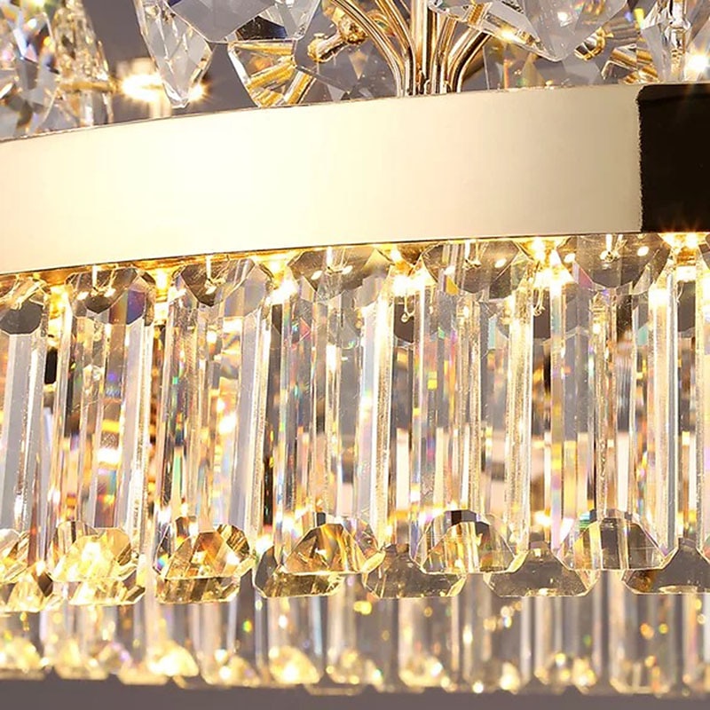 led függő lámpák 80 cm-es lámpás kialakítású csillár rozsdamentes acél galvanizált modern 220-240v 2025 - $1402.69 –P6