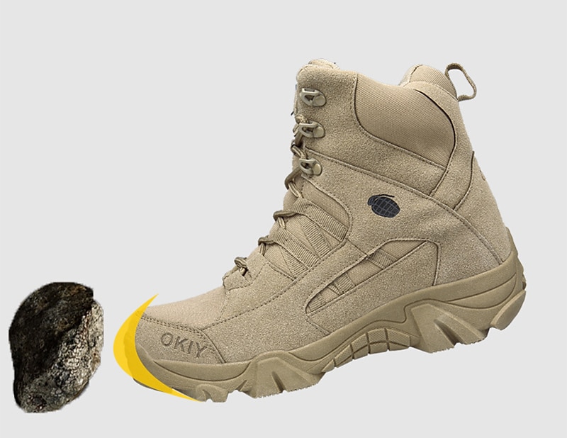 Men's Tactical Hiking Boots - Lightweight, Durable, Breathable Combat Boots for Outdoor Adventures 2025 - GBP £59 –P3