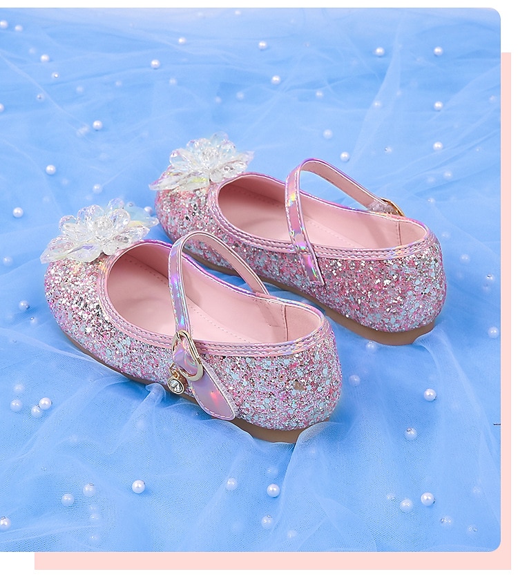 Mädchen Flache Schuhe Flach, Ballerina Schuhe für das Blumenmädchen Prinzessin Schuhe Leder PU Tragbar Gehen Hochzeit Abendschuhe Kleine Kinder (4-7 Jahre) Große Kinder (ab 7 Jahren) Alltag Party 2025 - $42.99 –P7
