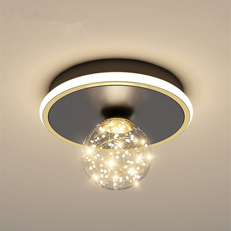 led φωτιστικό οροφής 25 εκ. σφαίρα σχεδίαση γεωμετρικά σχήματα φλας φώτα μεταλλικά καλλιτεχνικό στιλ κομψά σφαιρικά βαμμένα τελειώματα led μοντέρνα 220-240v 2025 - $212.69 –P11