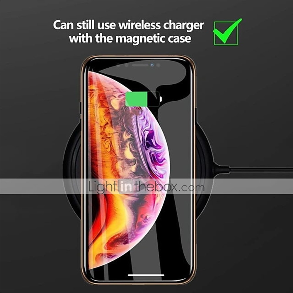2025年 iPhone 16 15 14 13 12 11 Pro Max Plus 用マグネット強化ガラスケース - 両面金属フレーム、フルボディレンズプロテクター、ショックプロof透明カバー  コレクション – $18.99 –P7