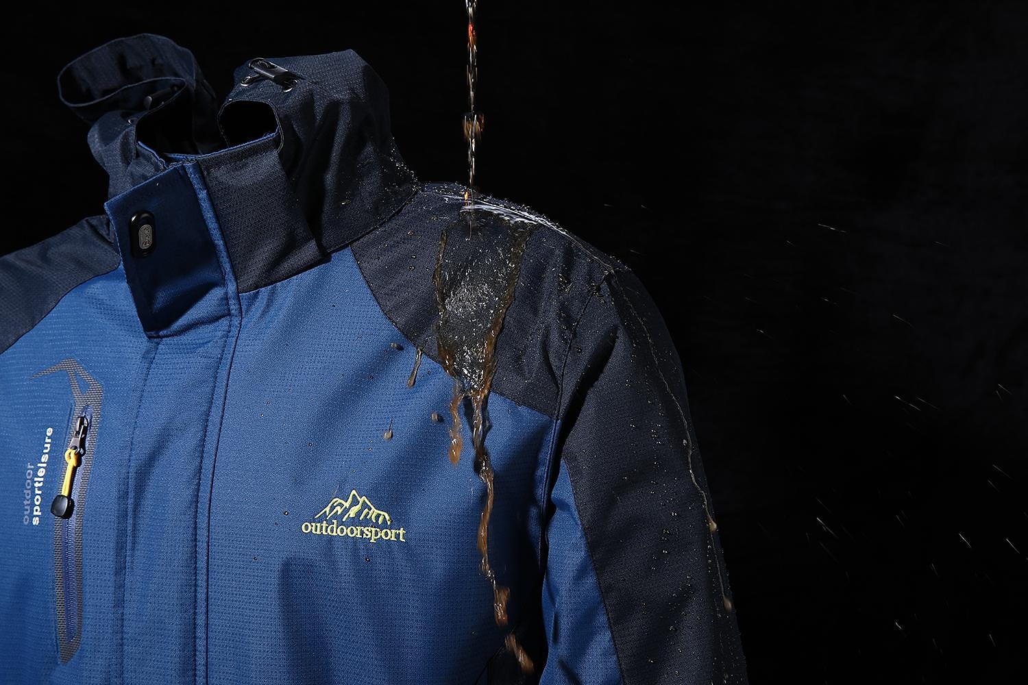 Herren Kapuzenjacke Softshelljacke für Wanderer Wanderwindjacke Draussen Patchwork Wasserdicht Winddicht Schnelltrocknend Leicht Jacke Oberteil Durchgehender Sichtbarer Reißverschluss Jagd Angeln 2025 - $56.99 –P3