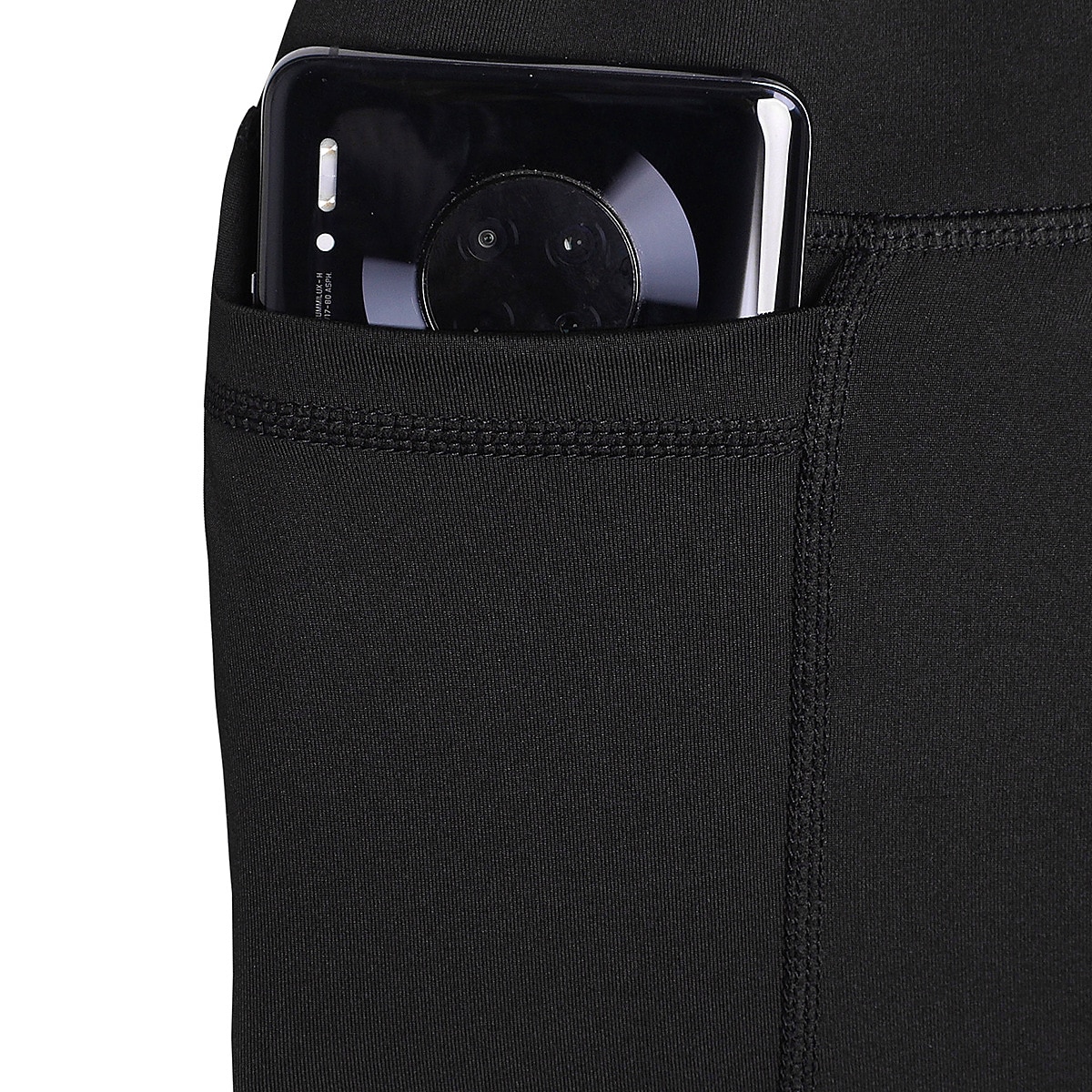 Муж. Компрессионные штаны Лосины для бега с карманом для телефона Основной слой Атлетический Одежда для спорта и отдыха Лето Весна Осень Зима Спандекс 4 2026 - $14.49 –P10