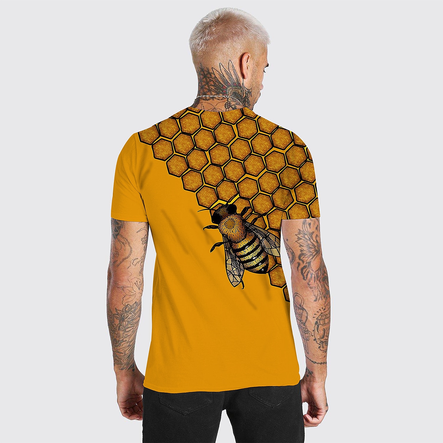 Men's Unisex Bee Graphic Prints Shirt T shirt Tee Short Sleeve T shirt 3D Print Crew Neck Shirt Designer Casual Big and Tall Daily Holiday A B C Summer Clothing Apparel S M L XL XXL 3XL 4XL 2025 - $17.99 –P3