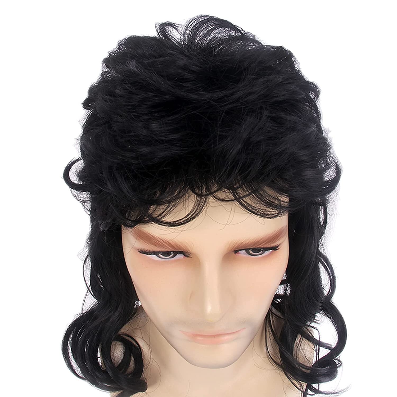 Lustige Männer Perücke 70er 80er Perücke Rock Perücke 70er 80er Disco Mullet Perücken für Männer Hippie Lange Wellen 60er Männer Perücke für Party Faschingskostüm Nur Perücke Halloween Perücken 2025 - $23.99 –P3
