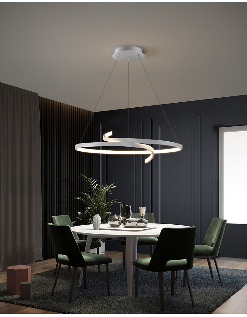 lampada a sospensione a led semplice creativo personalizzato geometria lampadario ristorante lampada nordico postmoderno bar caffetteria lampada studio lampada da ufficio del 2025 a $349.89 –P9