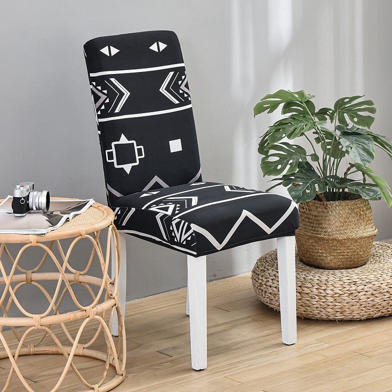 Housse de chaise de cuisine extensible housse de siège de chaise élastique pour salle à manger fête d'hôtel douce durable lavable de 2025 ? $13.49 –P2