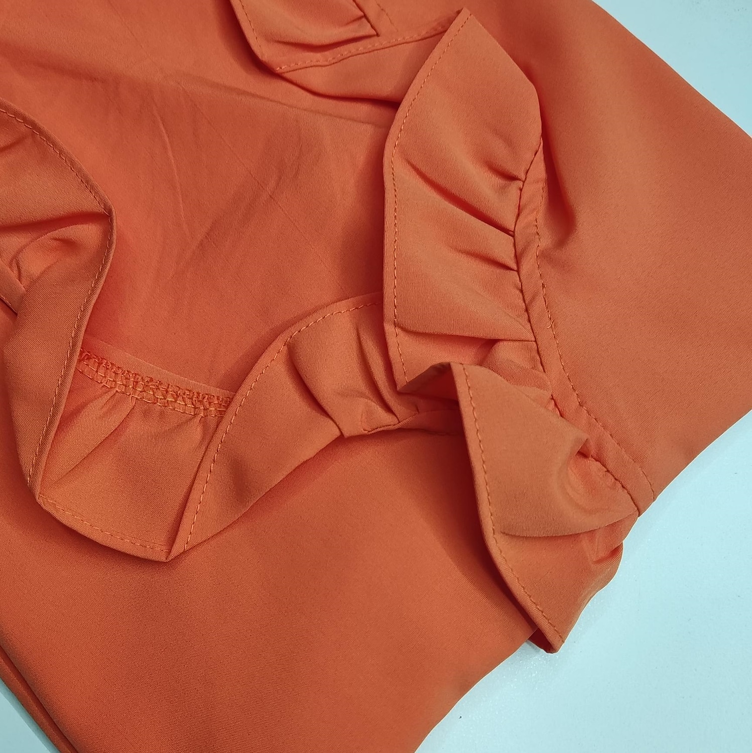 Mujer Camisa Blusa Blanco Naranja Verde Trébol Graphic Floral Volante Ajuste de encaje Manga Larga Casual Diario Básico Elegante Escote en Pico Flor S 2025 - $24.99 –P3