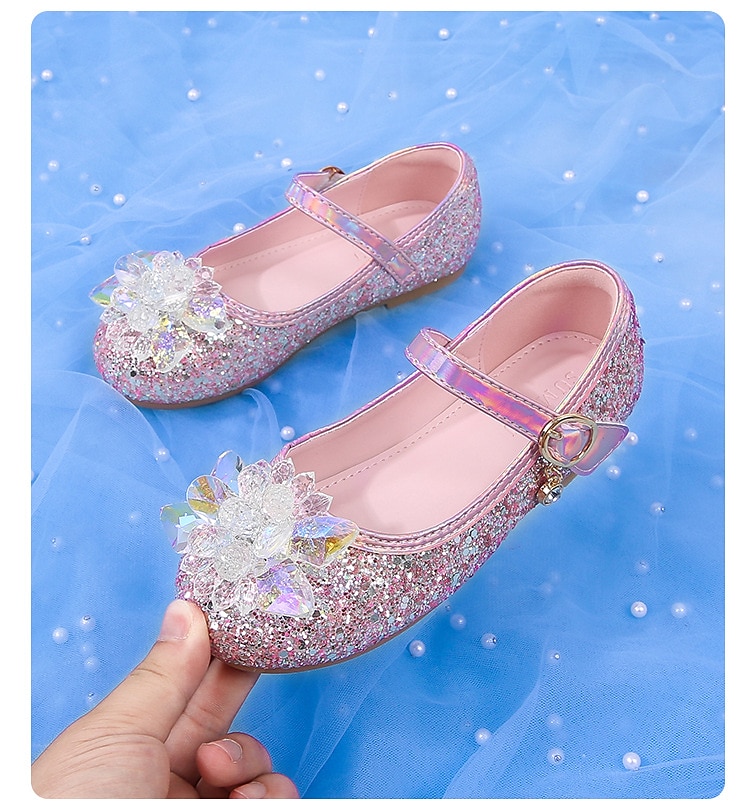 Mädchen Flache Schuhe Flach, Ballerina Schuhe für das Blumenmädchen Prinzessin Schuhe Leder PU Tragbar Gehen Hochzeit Abendschuhe Kleine Kinder (4-7 Jahre) Große Kinder (ab 7 Jahren) Alltag Party 2025 - $42.99 –P6