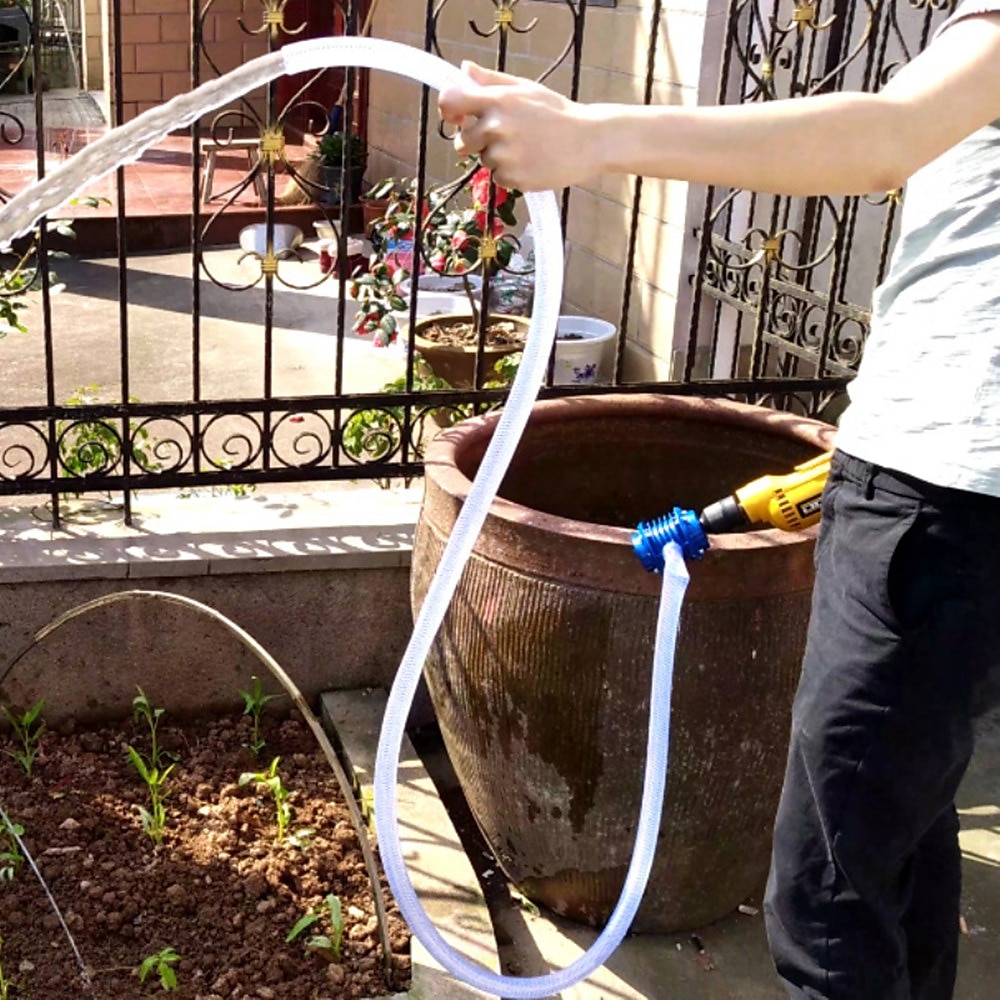 Pompe à eau perceuse électrique à main auto-amorçante robuste pompe à bateau centrifuge pompe à eau haute pression de 2025 ? $36.99 –P4