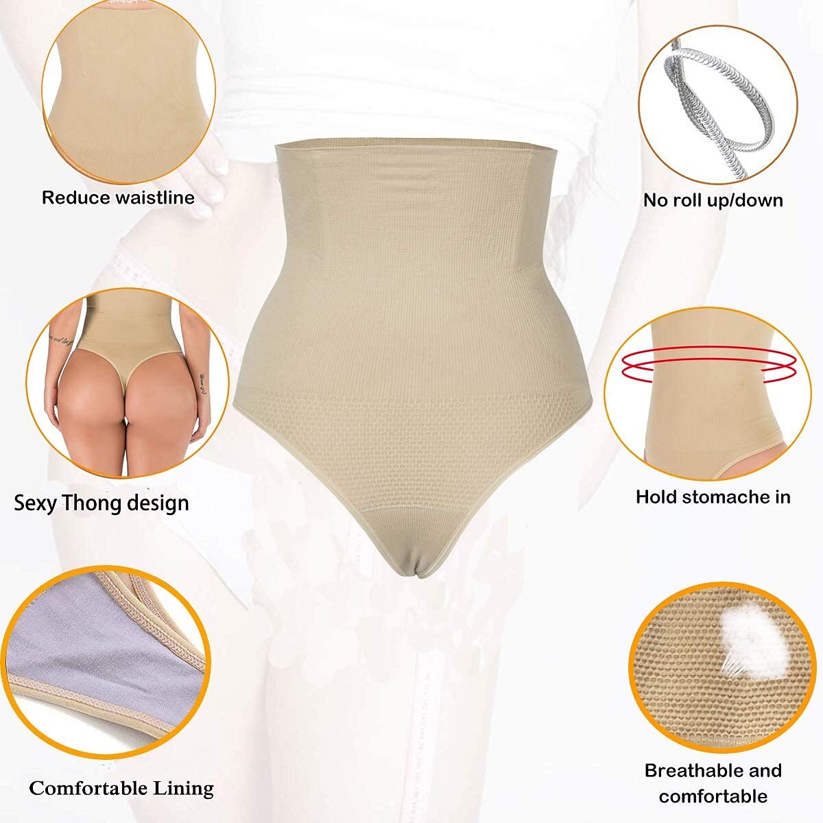 High Waist Shaping Panties Breathable Body Shaper Slimming Tummy Underwear panty shapers High Waist 2026 - $10.99 –P12
