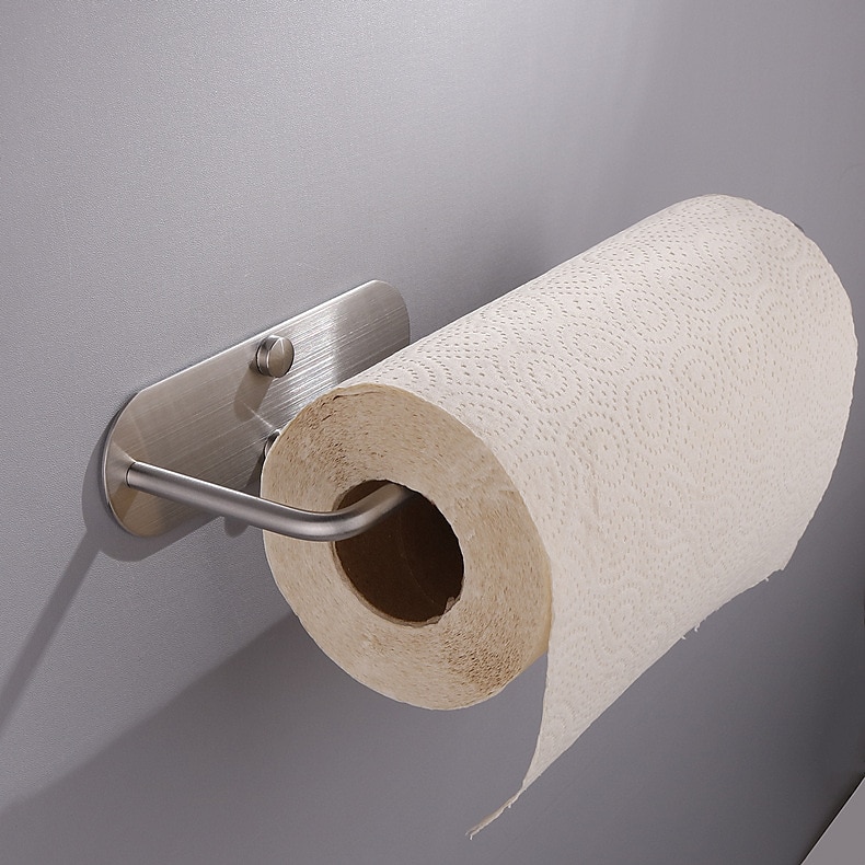 Paper Towel Rack In Kitchen Toilet, Non-perforated Cabinet, Paper