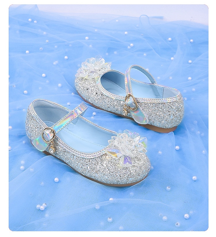 Mädchen Flache Schuhe Flach, Ballerina Schuhe für das Blumenmädchen Prinzessin Schuhe Leder PU Tragbar Gehen Hochzeit Abendschuhe Kleine Kinder (4-7 Jahre) Große Kinder (ab 7 Jahren) Alltag Party 2025 - $42.99 –P3