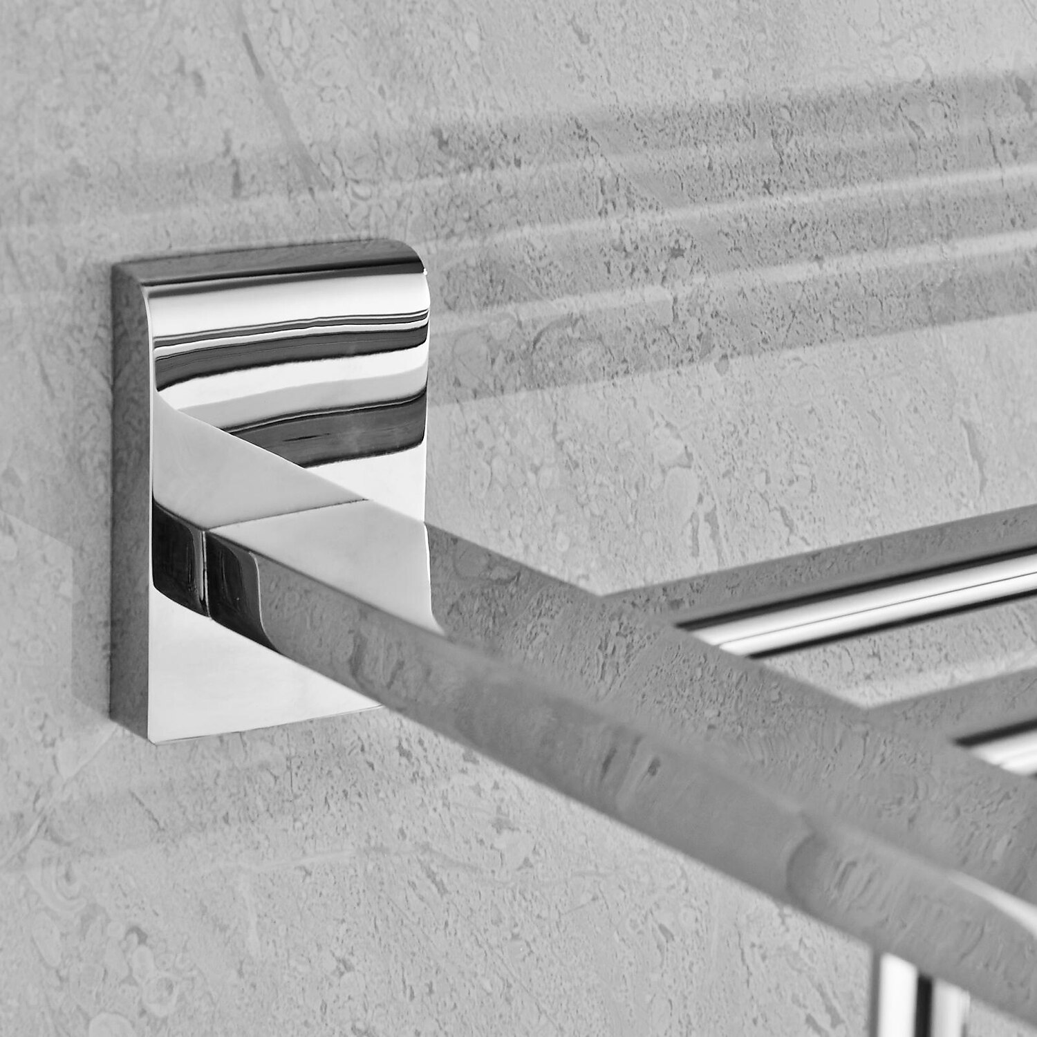 portasciugamani multifunzione portasciugamani pieghevole moderno mensola da bagno in ottone massiccio con ganci a parete argentato del 2025 a $151.99 –P5