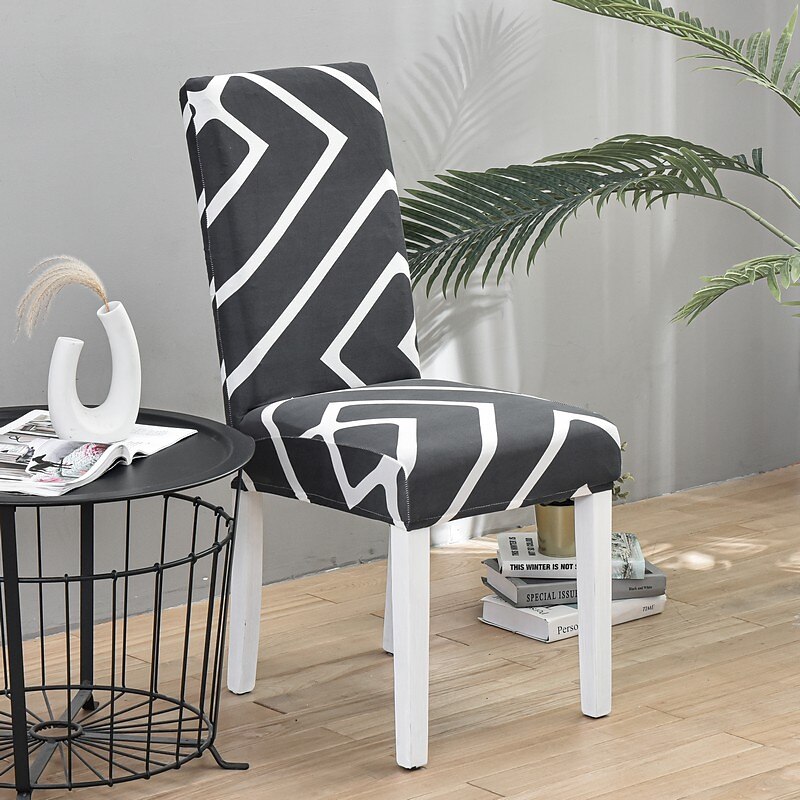 Housse de chaise de cuisine extensible housse de siège de chaise élastique pour salle à manger fête d'hôtel douce durable lavable de 2025 ? $13.49 –P6