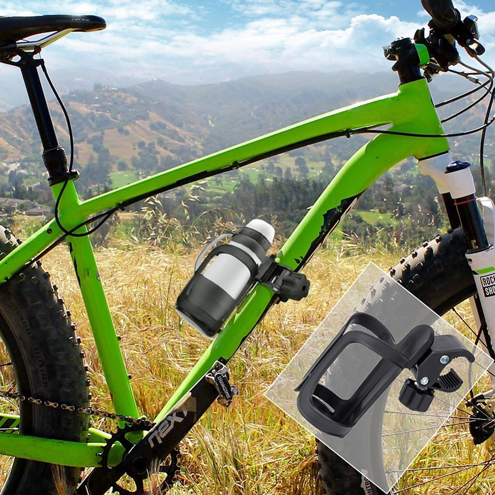 portabicchieri universale stabile a 360 gradi nuovo design facile installazione portabicchieri per moto portabottiglie passeggino rotazione bici antiscivolo del 2025 a $16.99 -P8