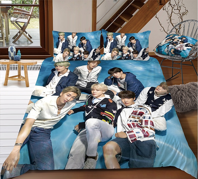 bts, Bedding, Bts Bed Pillowcase