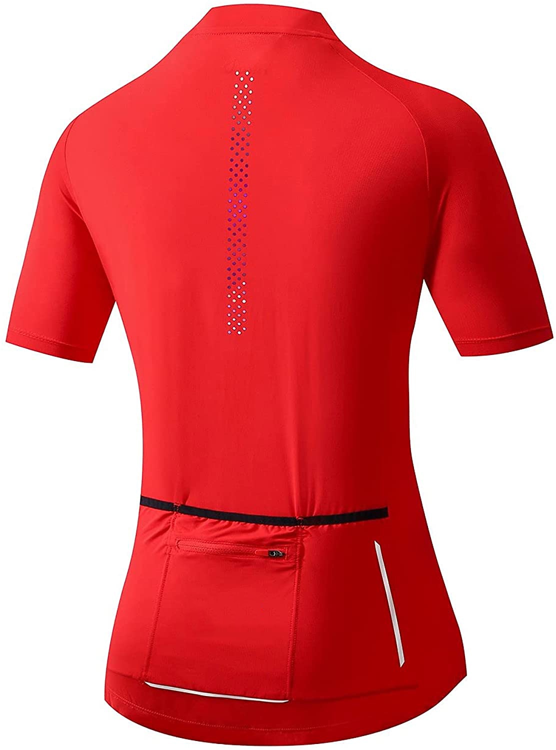 Per donna Maglia da Ciclismo Tinta unica Manica Corta Bicicletta Maglia Top con 3 tasche posteriori Mountain Bike MTB Ciclismo su strada Asciugatura Rapida Strisce Riflettenti Tasca Posteriore del 2026 a $30.99 –P2