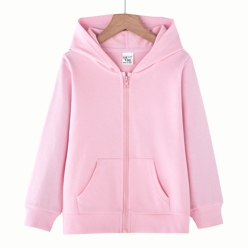 Barn Unisex Jakke Kappa Ytterkläder Slät Långärmad Ficka Täcka Gata Bomull Aktiv Grundläggande Svart Rodnande Rosa Gul Vinter Höst 3-13 år 2025 - $26.99 –P1