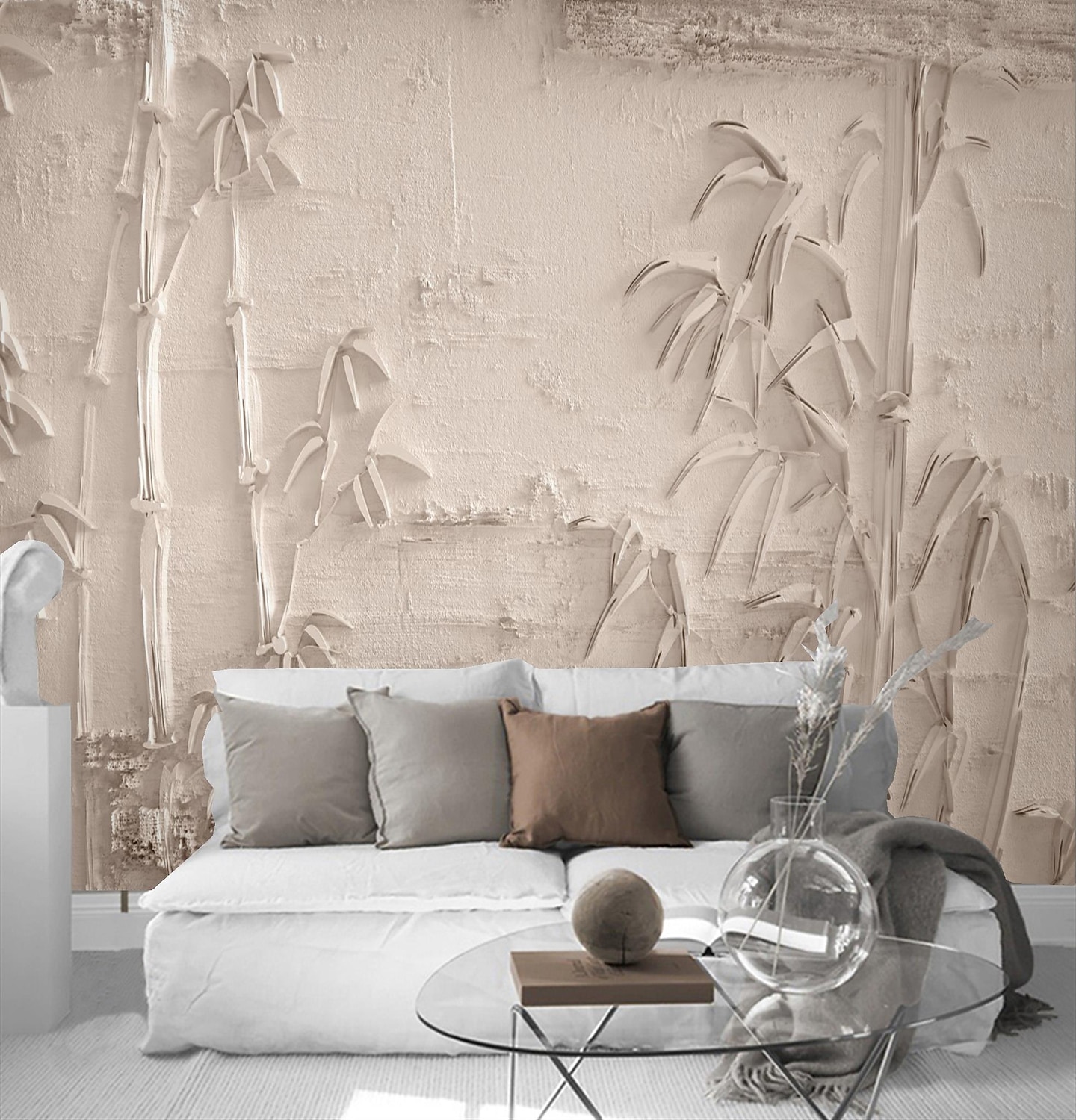 Fototapeta tapeta naklejka ścienna pokrywająca drukuj skórka i kij samoprzylepna tłoczona bambusa las pvc/winyl home decor 2025 - $33.99 –P2