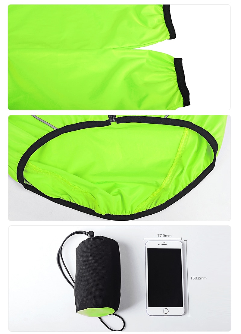 Nuckily Men's Cycling Jacket Rain Jacket Packable Waterproof Windproof UV Protection Bike Jacket Windbreaker Mountain Bike MTB Road Bike Cycling City Bike Cycling Black White Yellow Bike Wear 2025 - $28.99 –P14