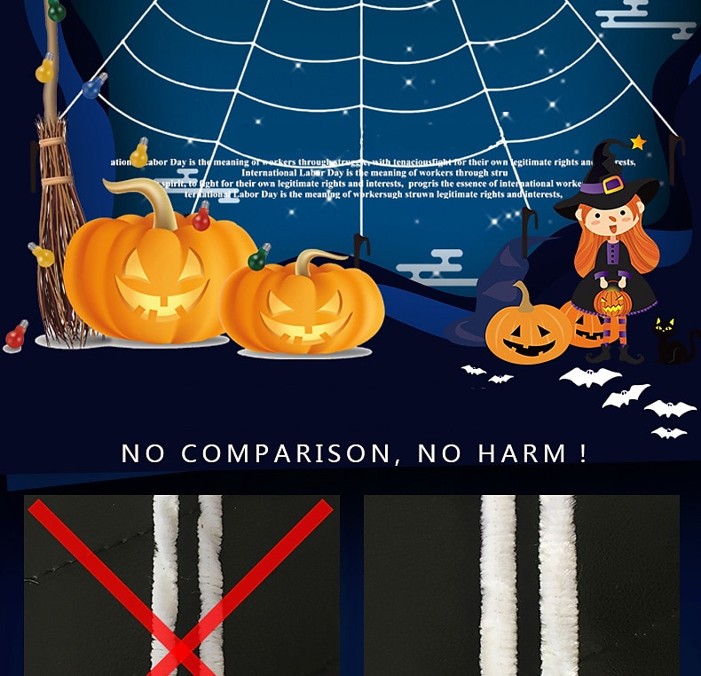 2025年 ハロウィーンクモの巣発光三角形ネットハロウィン屋外装飾小道具シミュレーションビッグトリッキーおもちゃ卸売  コレクション – $18.99 –P7
