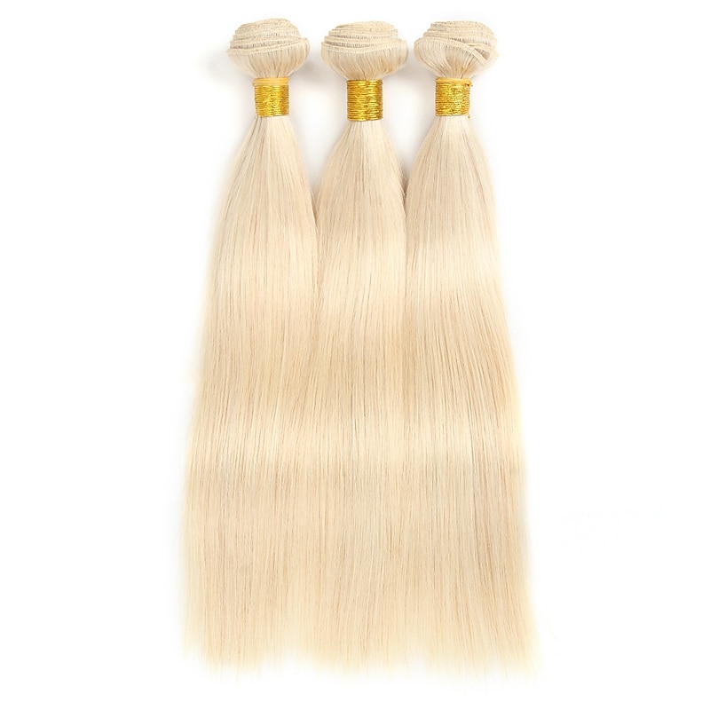 10-30 pollici 613 estensione dei capelli di colore biondo miele 1 fasci di capelli lisci biondi fasci di tessuto dei capelli brasiliani del 2025 a $58.99 –P3