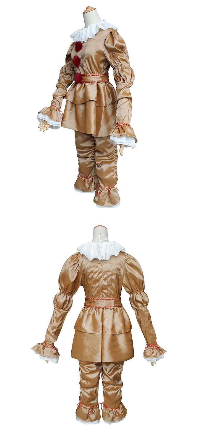 Couples Pennywise It Clown Killer Clown Cosplay Costume Outfits Costume Scary Costume Horror Movie Character Adults' Men's Women's Couple's Easy Carnival Costumes 2025 - $59.99 –P4