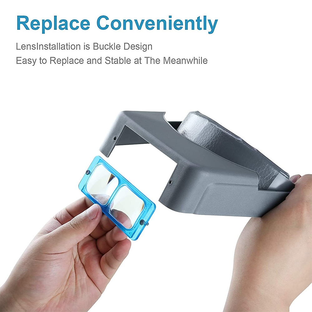 Double Lens Head Mounted Magnifier Eyewear Helmet Loupe Magnifying Glass Reading For Watch Tool Repair Educational Toys Gift 2026 - $35.99 –P8