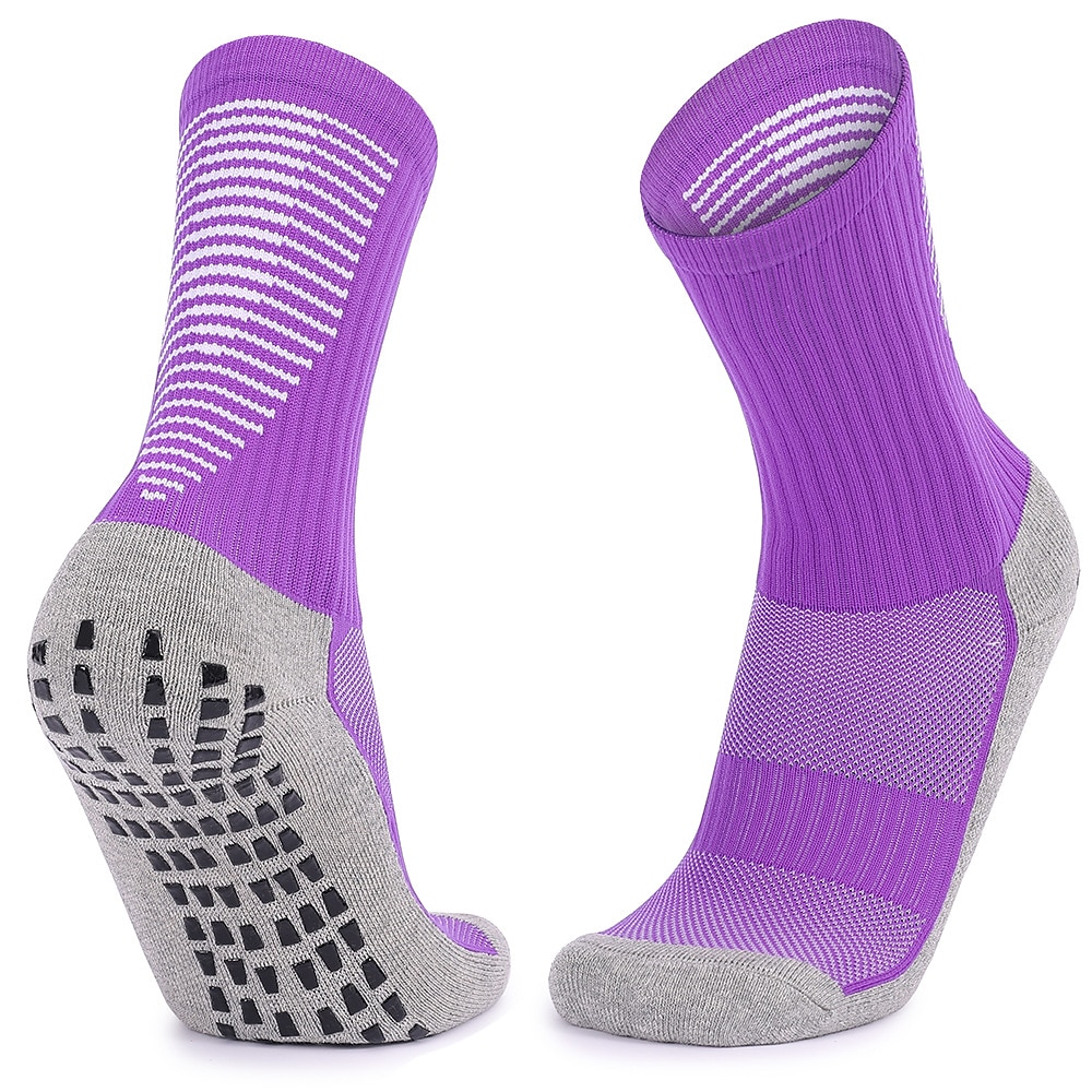 Running Socks 1 Pair Men's Women's Ankle Socks Anti-Slip Breathable Quick Dry Moisture Wicking Gym Workout Basketball Running Jogging Soccer Sports Cotton Short orange Short light blue Short white 2025 - $8.99 –P19