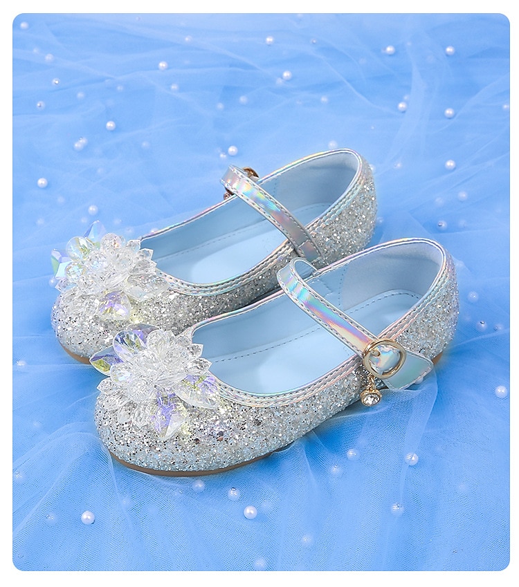 Mädchen Flache Schuhe Flach, Ballerina Schuhe für das Blumenmädchen Prinzessin Schuhe Leder PU Tragbar Gehen Hochzeit Abendschuhe Kleine Kinder (4-7 Jahre) Große Kinder (ab 7 Jahren) Alltag Party 2025 - $42.99 –P1