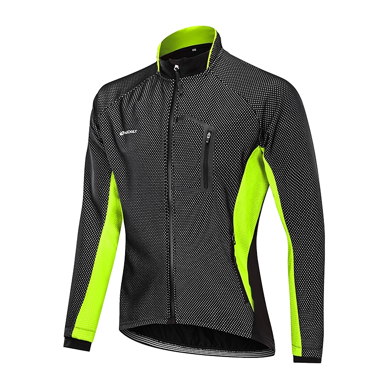 Nuckily Hombre Chaqueta de Ciclismo Invierno Mantiene abrigado Alta visibilidad Resistente al Viento Transpirable Bicicleta Chaqueta Chándal MTB Bicicleta Montaña Ciclismo Carretera Ciclismo urbano 2025 - $62.99 –P1
