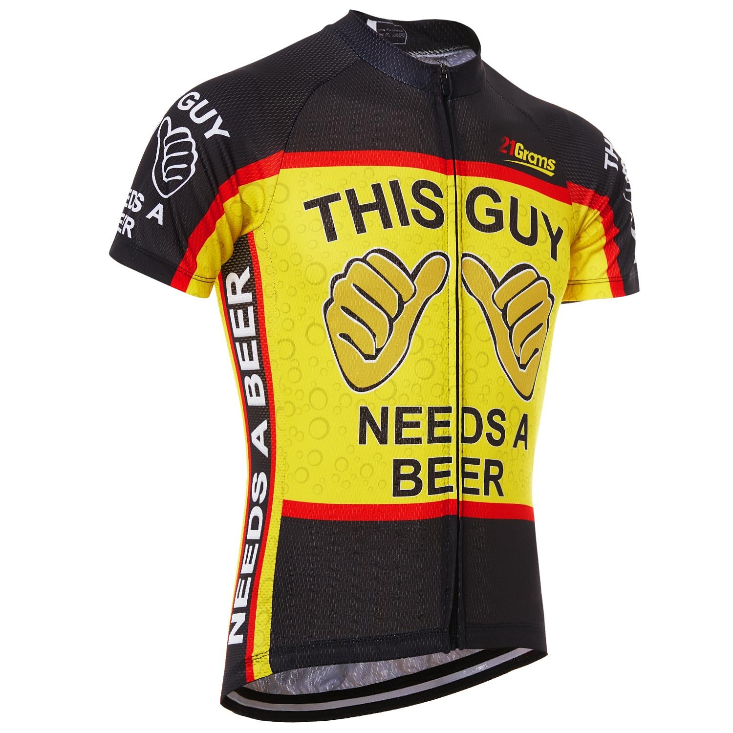 Men's Cycling Jersey Short Sleeve Bike Jersey Top with 3 Rear Pockets Mountain Bike MTB Road Bike Cycling Fast Dry Breathable Quick Dry Moisture Wicking Black Red Black Yellow Red Blue Graphic 2025 - $28.99 –P3