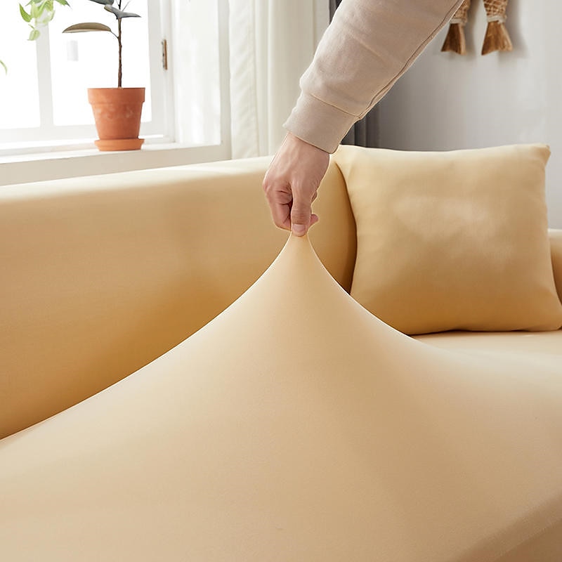 Stretch-Sofabezug, Schonbezug, burgunderfarben, elastisch, Sofagarnitur, Sessel, Loveseat, 4- oder 3-Sitzer, L-förmiges Sofa, Möbelschutz, Anti-Rutsch-Bezug, weich, waschbar 2025 - $47.99 –P16