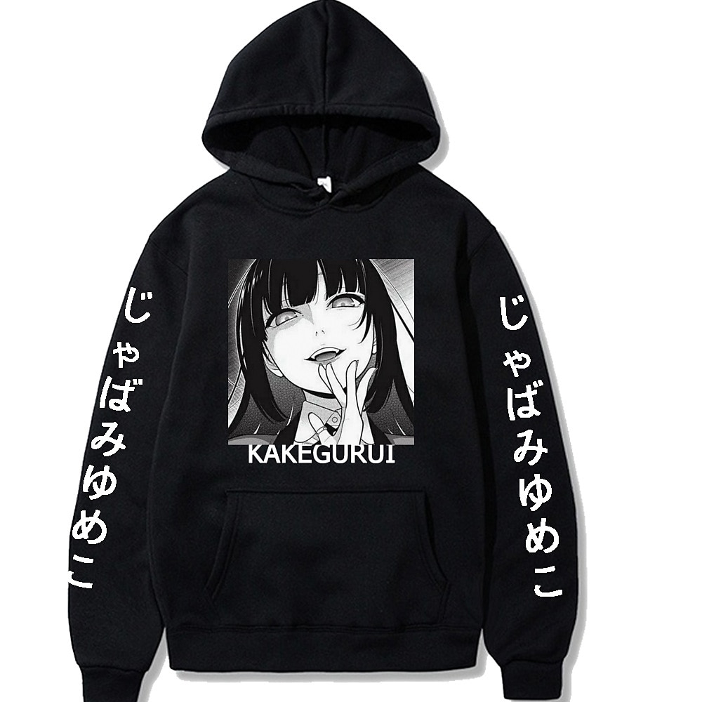 Inspired By Kakegurui Compulsive Gambler Cosplay Jabami Yumeko Anime Cartoon Polyster Print Harajuku Graphic Kawaii Hoodie For Men S Women S Male Female Women Manga 22 Us 28 74